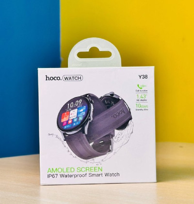 Hoco Y38 AMOLED Calling Smart Watch