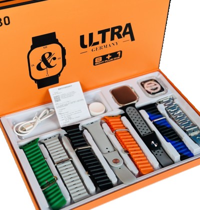 Y80 Ultra Smartwatch with 8 Strap