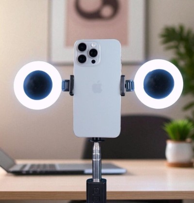 Plokama K9 Pro Double LED Selfie Stick Tripod