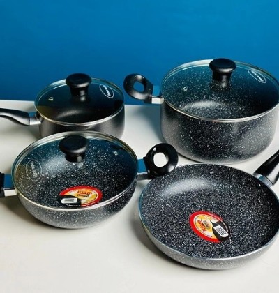 Kiam 7 Pieces Marble Die-Casting Cookware