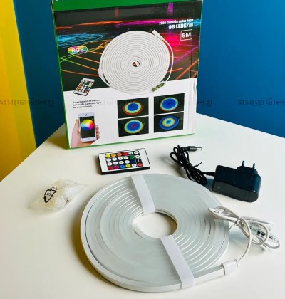 GearUP NRGB50 5 Meter RGB Neon Light with App & Remote Control